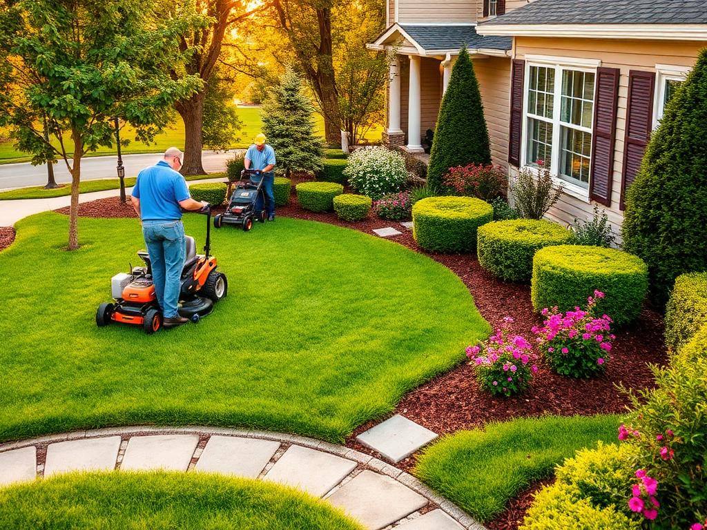 Landscaping & Cleaners contractor website sample design, Springfield, MO